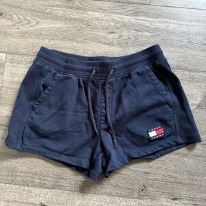 navy blue tommy hilfiger comfy shorts
